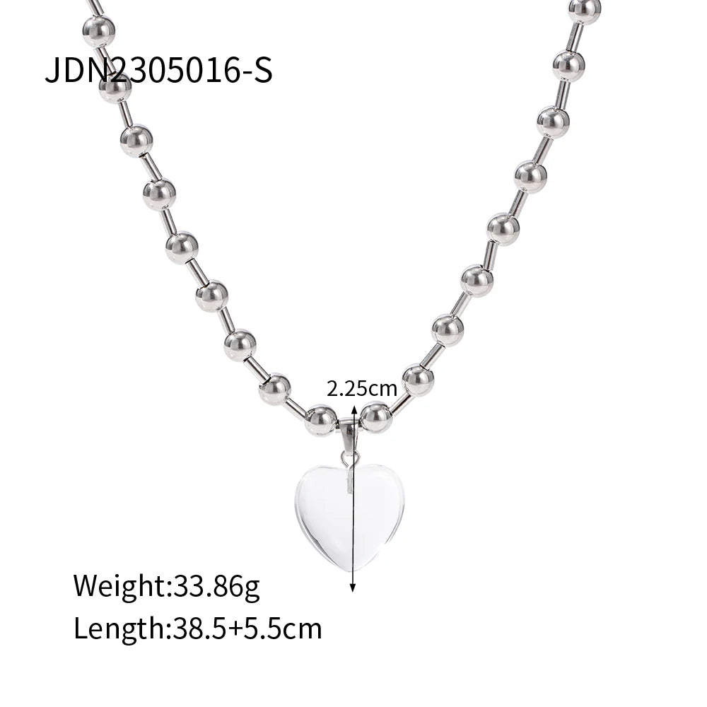 Gold Plated Heart Pendant Necklaces