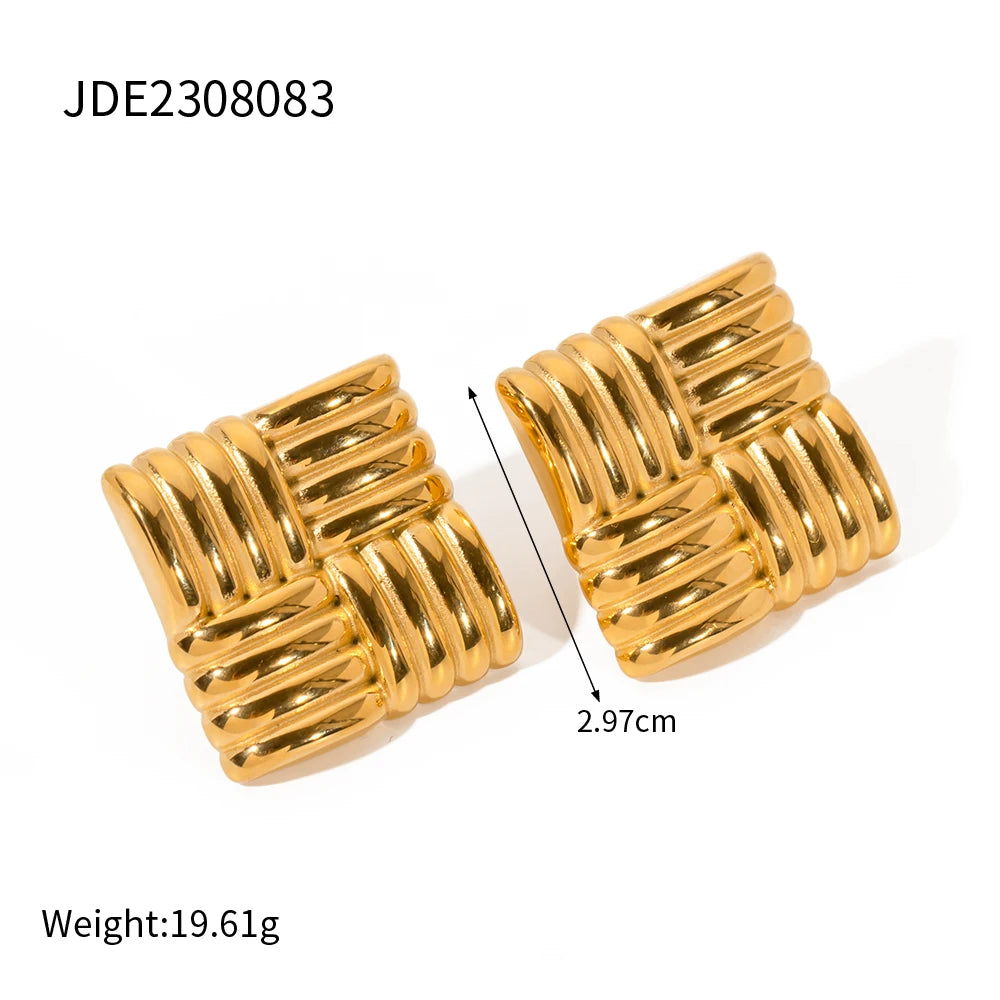 Triangle Statement Earrings Waterproof