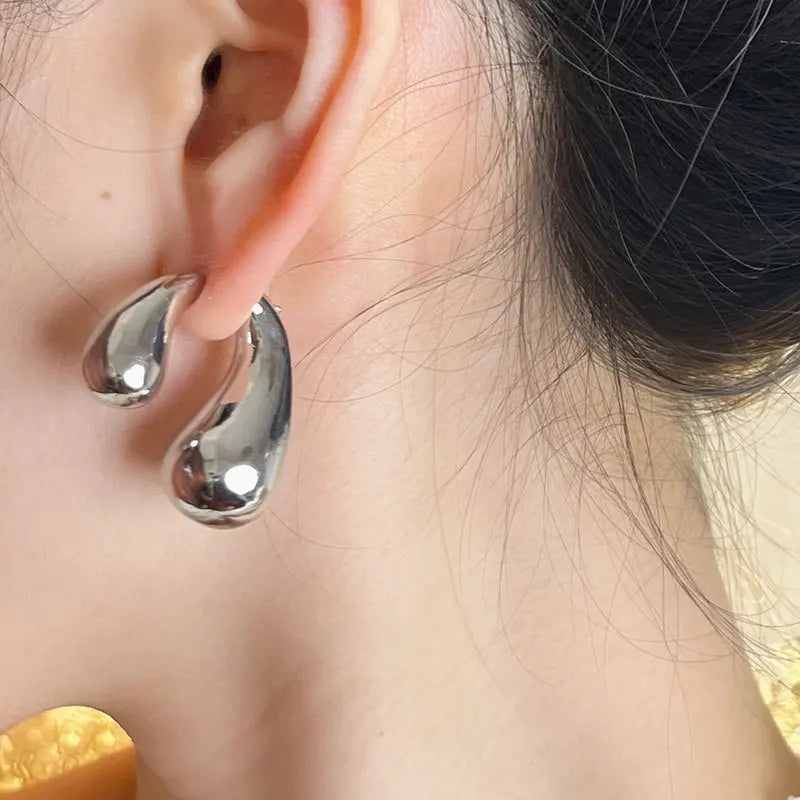 Double Water Drop Earrings