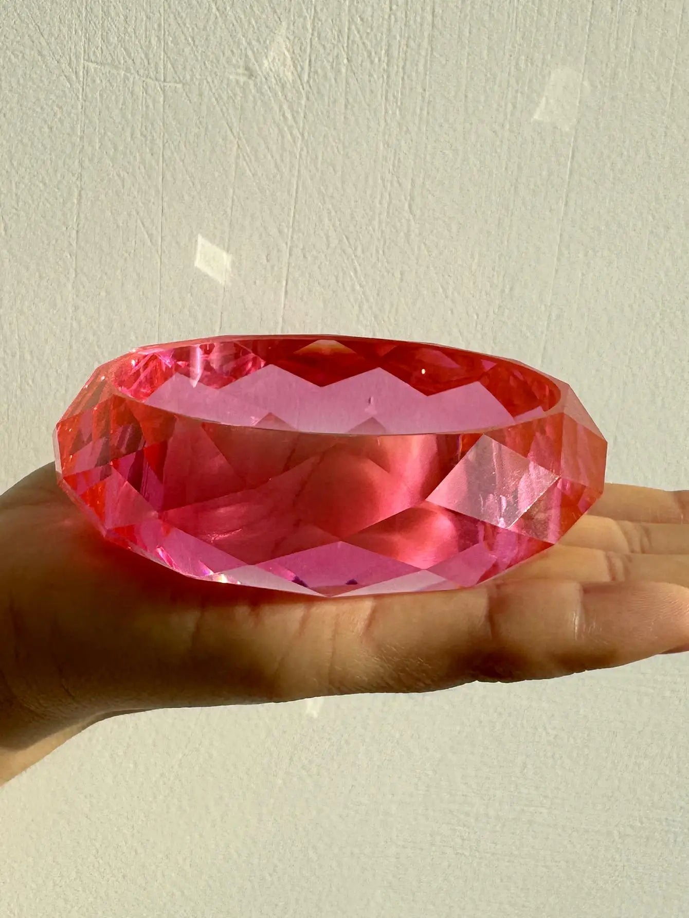Resin Asymmetrical Wide Bracelets Bangles