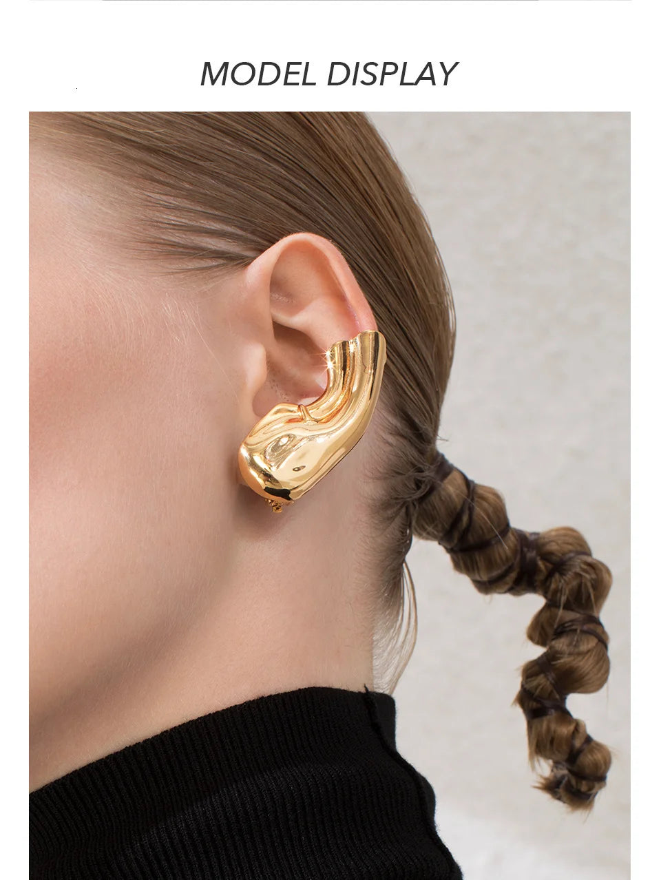 Earlobe Ear Cuff Clip On Earrings