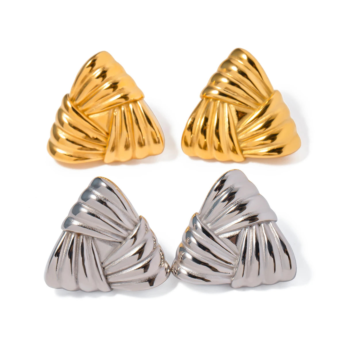 Triangle Statement Earrings Waterproof