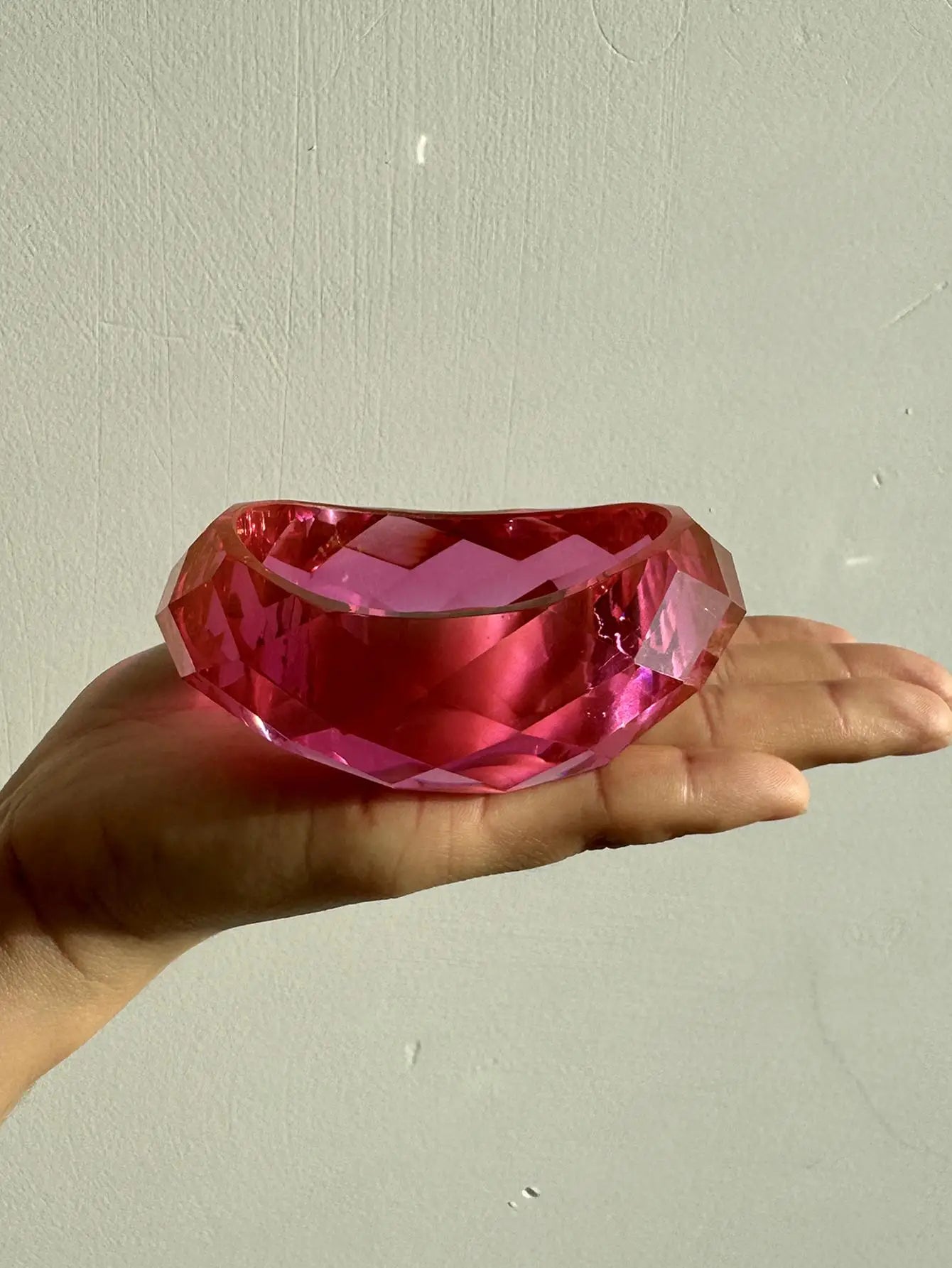 Resin Asymmetrical Wide Bracelets Bangles