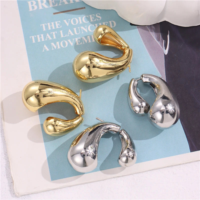 Double Water Drop Earrings