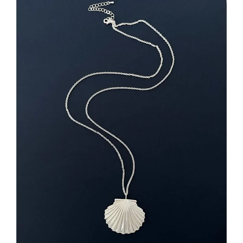Long Shell Pendant Necklace