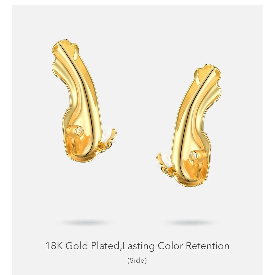 Earlobe Ear Cuff Clip On Earrings