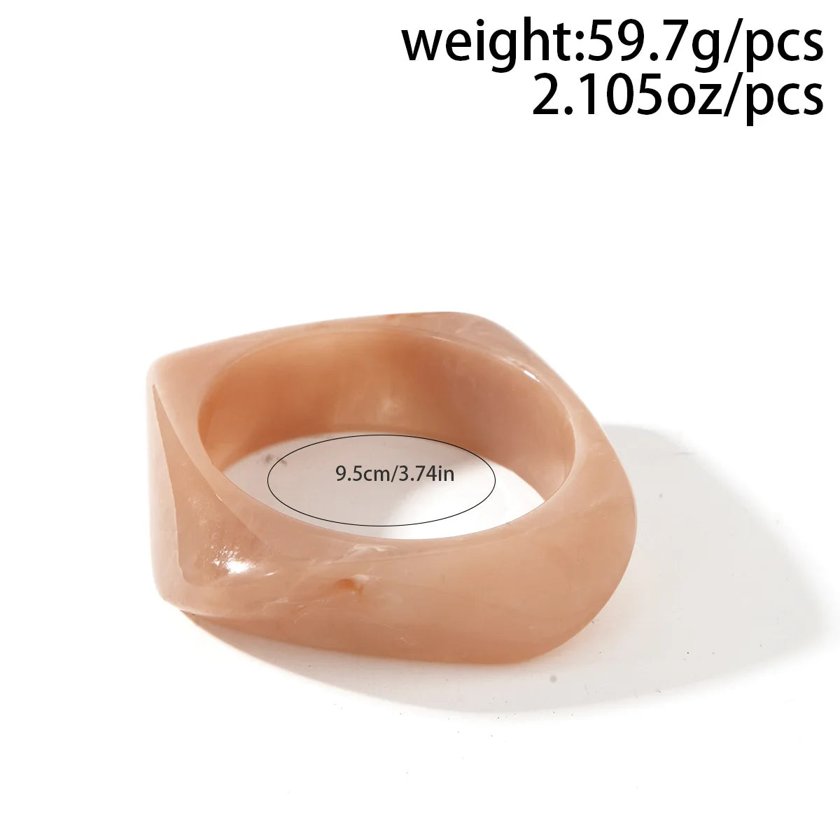 Statement Thick Resin Acrylic & Metal Bangles Bracelets
