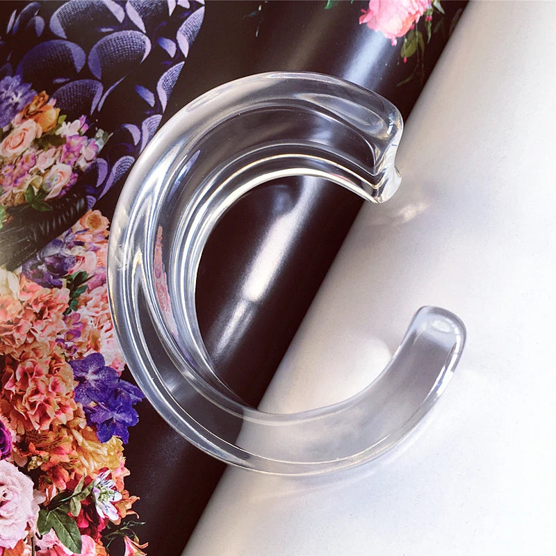Acrylic Resin Opening Bangles