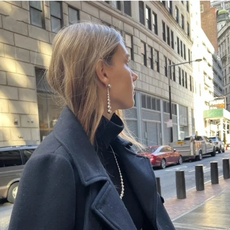 Ball Long Earrings