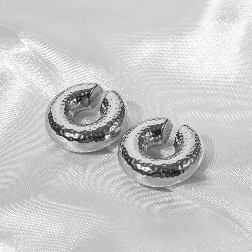 18K Gold Plated Chunky Ear Cuffs