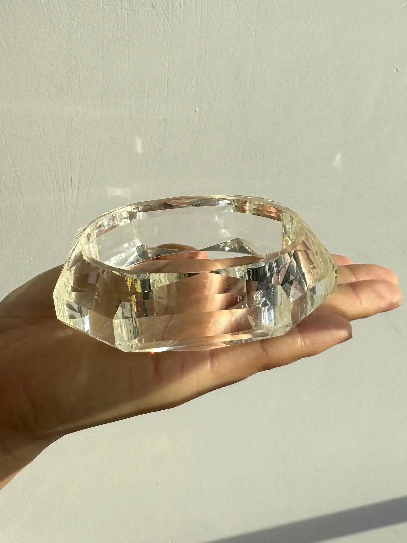 Resin Asymmetrical Wide Bracelets Bangles