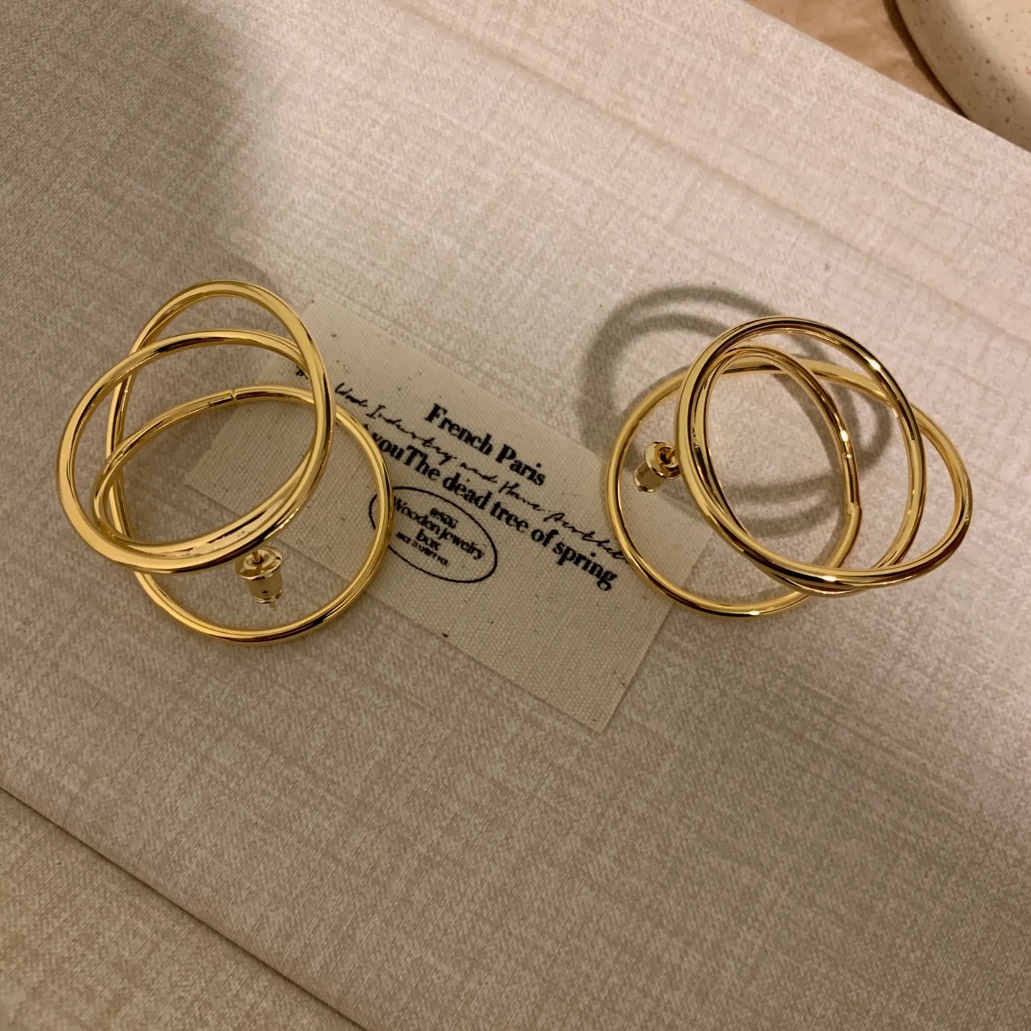 Circles Geometric Lines Earrings