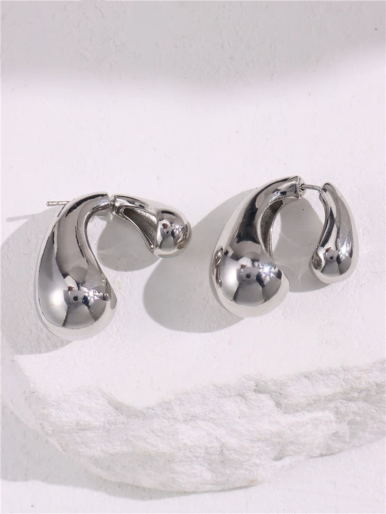 Double Water Drop Earrings