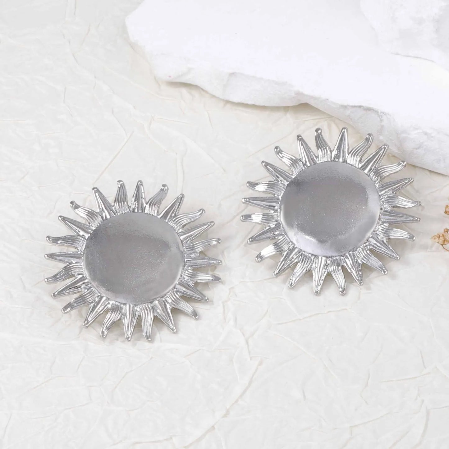 Sunflower Surrealist Stud Earrings