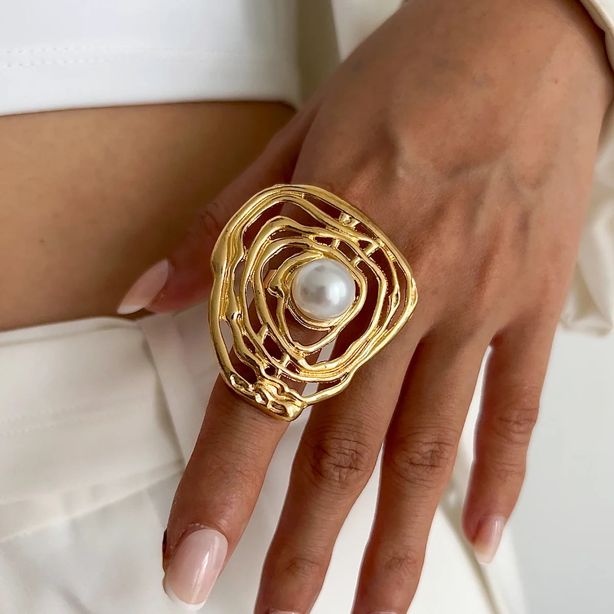 Statement Chunky Surrealist Rings