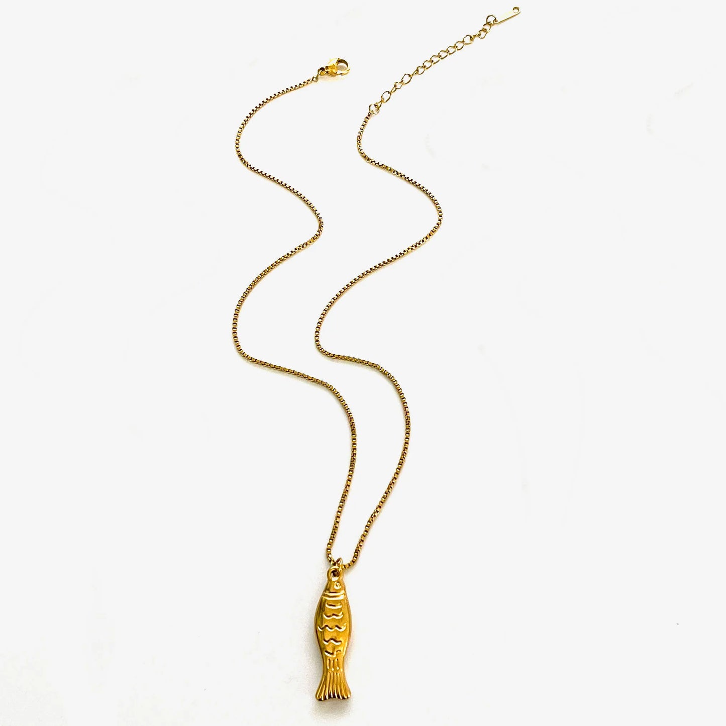 Sardine Fish Pendant Necklace