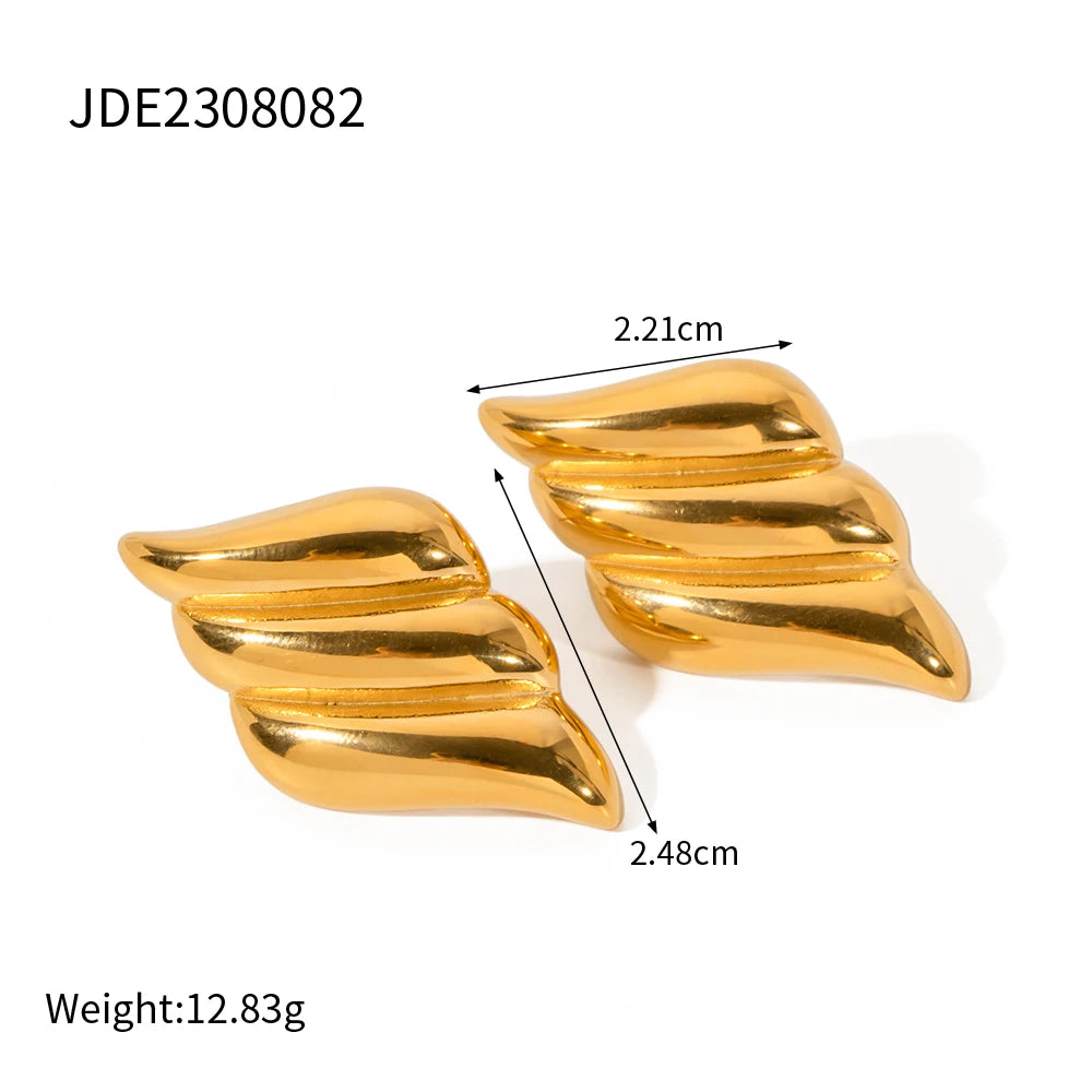 Triangle Statement Earrings Waterproof
