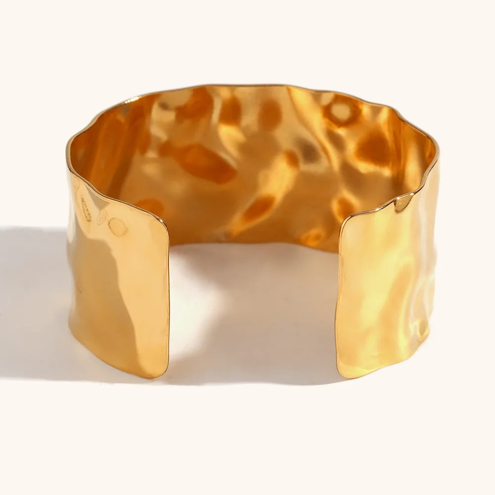Statement Cuff Gold Plated Bangle Bracelets