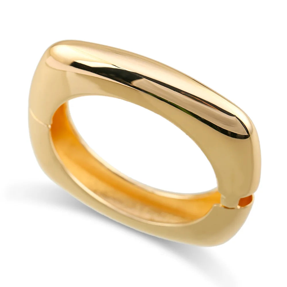 Geometric Square Cuff Bracelet