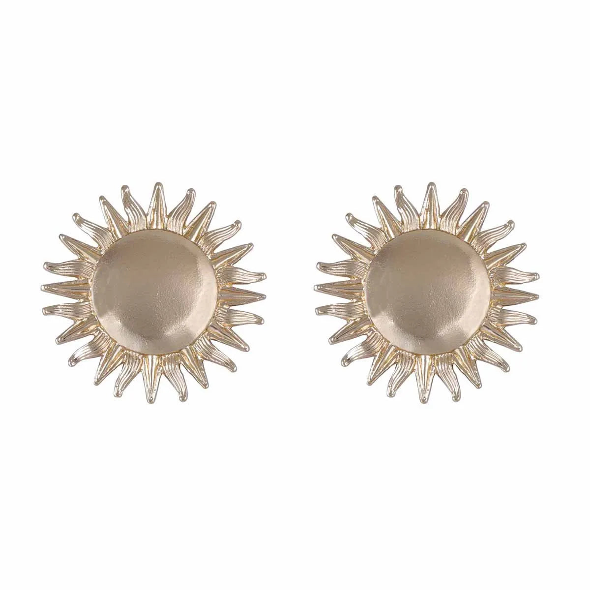 Sunflower Surrealist Stud Earrings