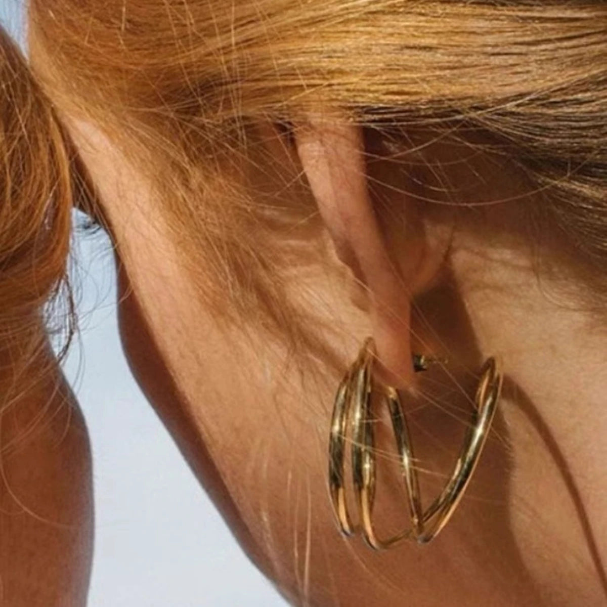 Circles Geometric Lines Earrings