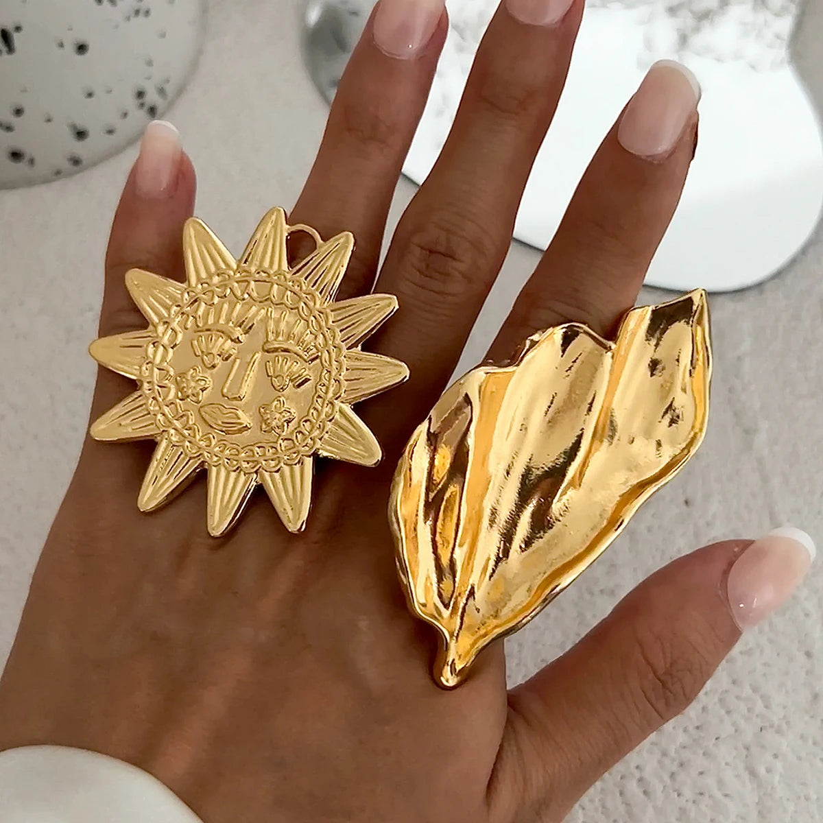 Statement Chunky Surrealist Rings
