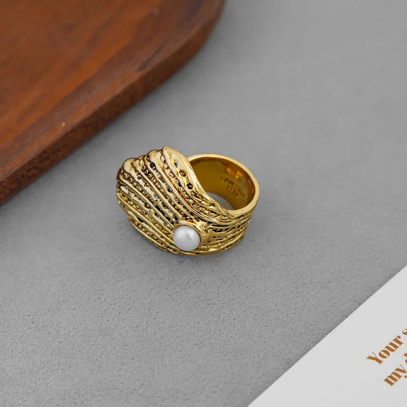 Pearl Shell Statement Ring