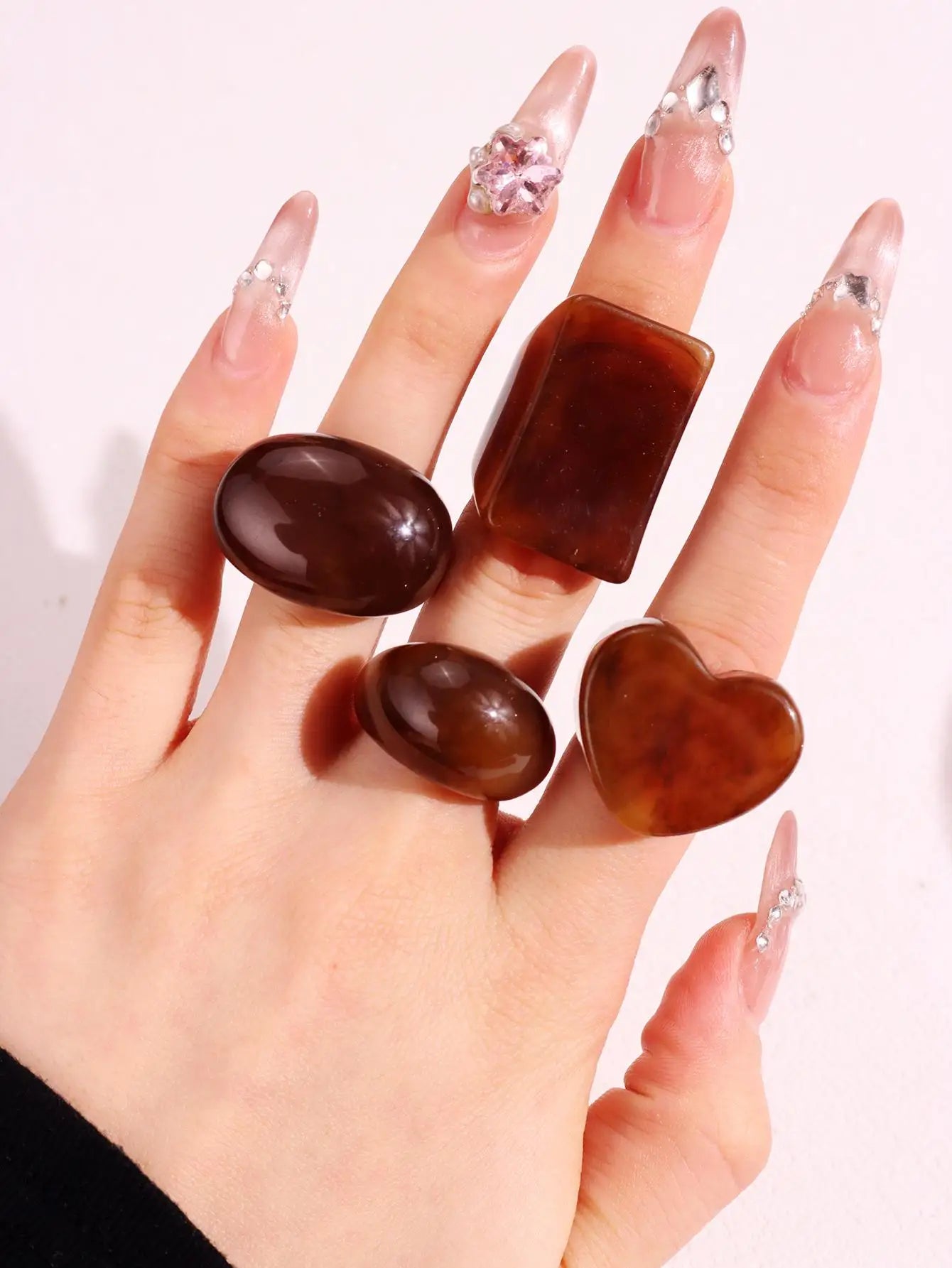 Resin Rings 3 Piece Set