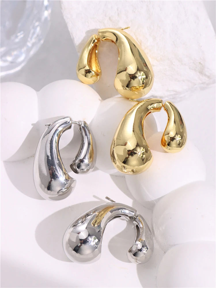 Double Water Drop Earrings
