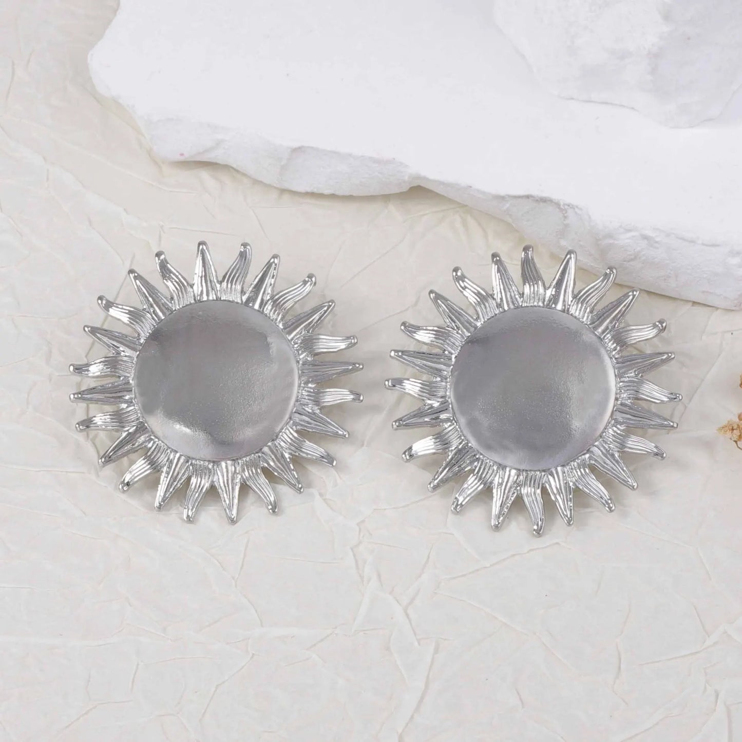 Sunflower Surrealist Stud Earrings
