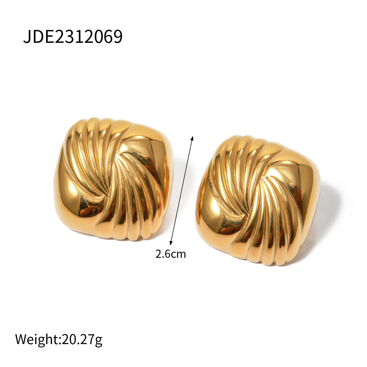 Triangle Statement Earrings Waterproof