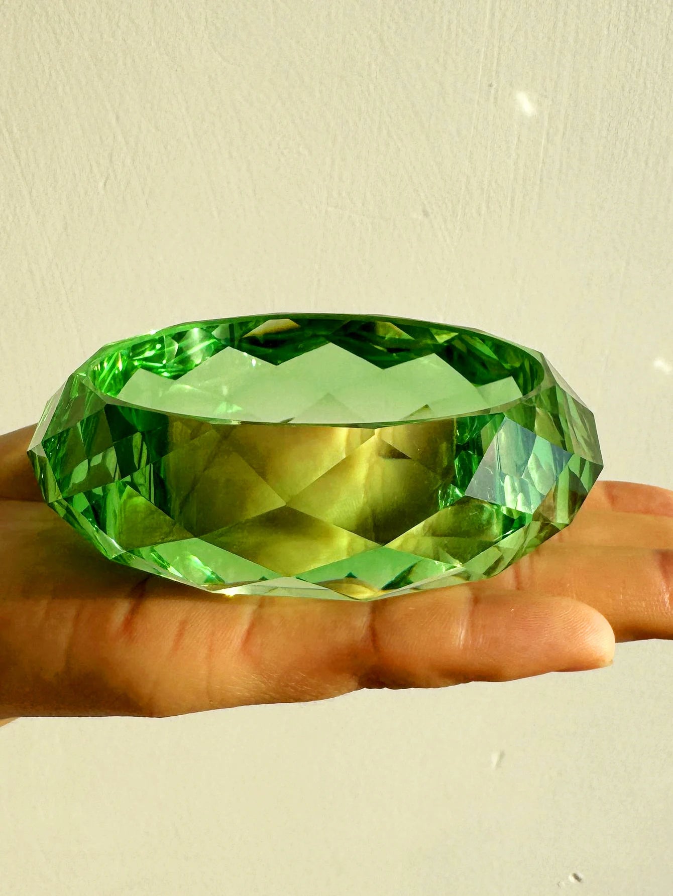 Resin Asymmetrical Wide Bracelets Bangles