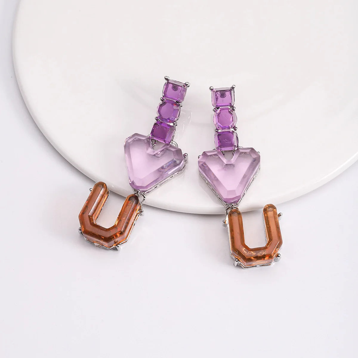 Statement Rhinestone Crystal Earrings