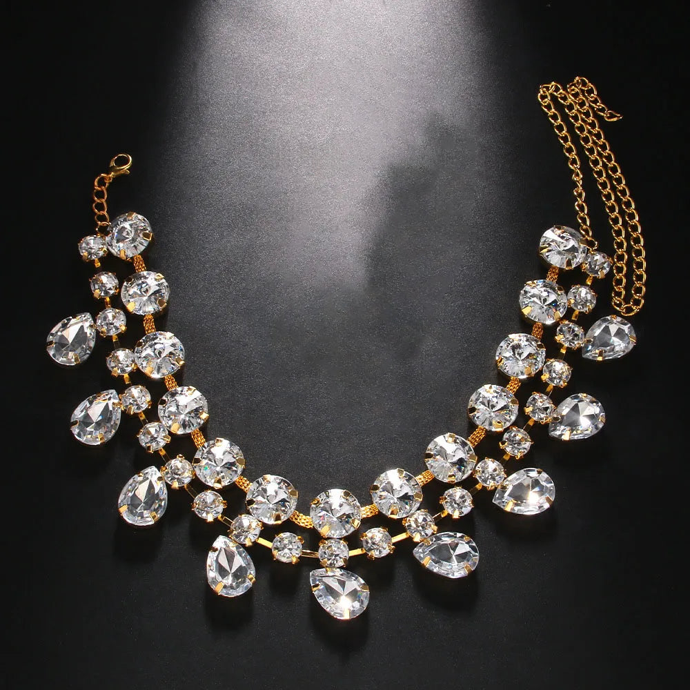 Crystal Rhinestone Choker Necklace