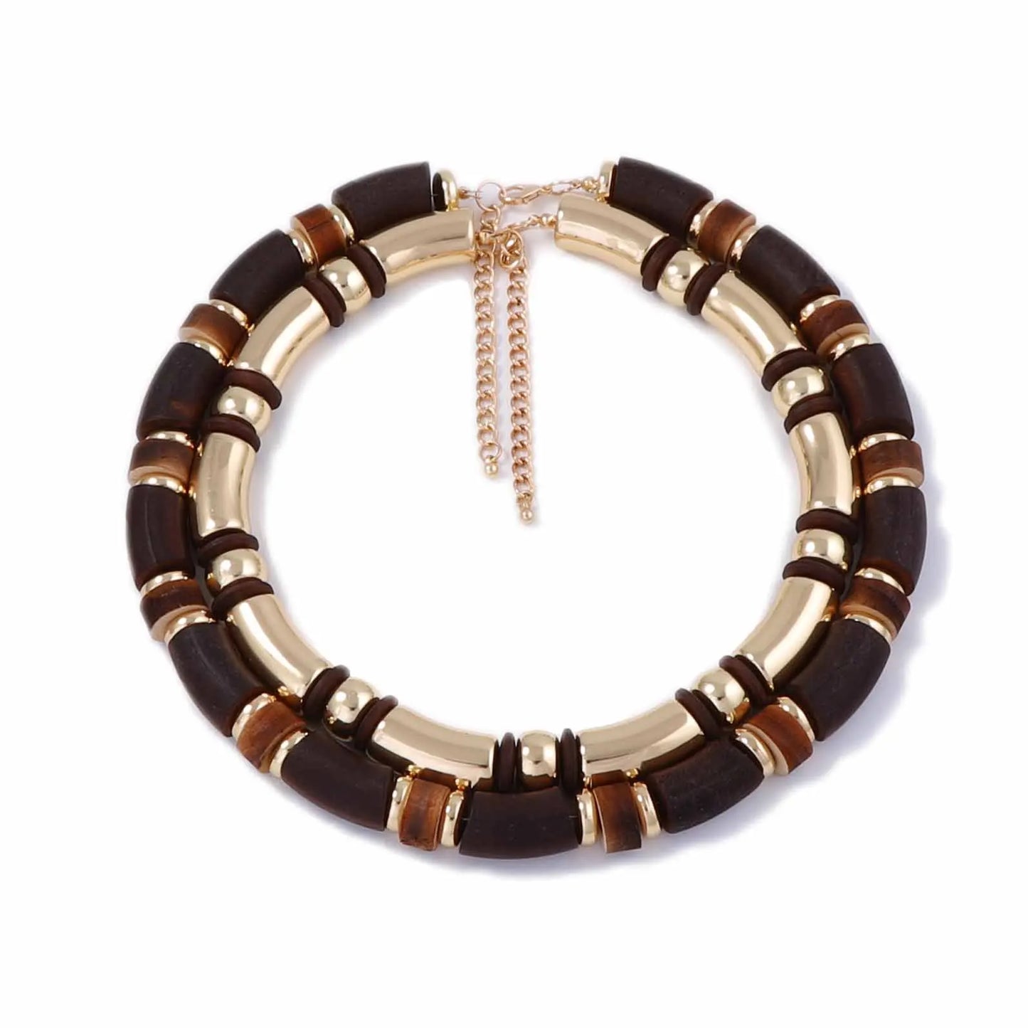 Wood Beaded Bracelet & Necklace Sets