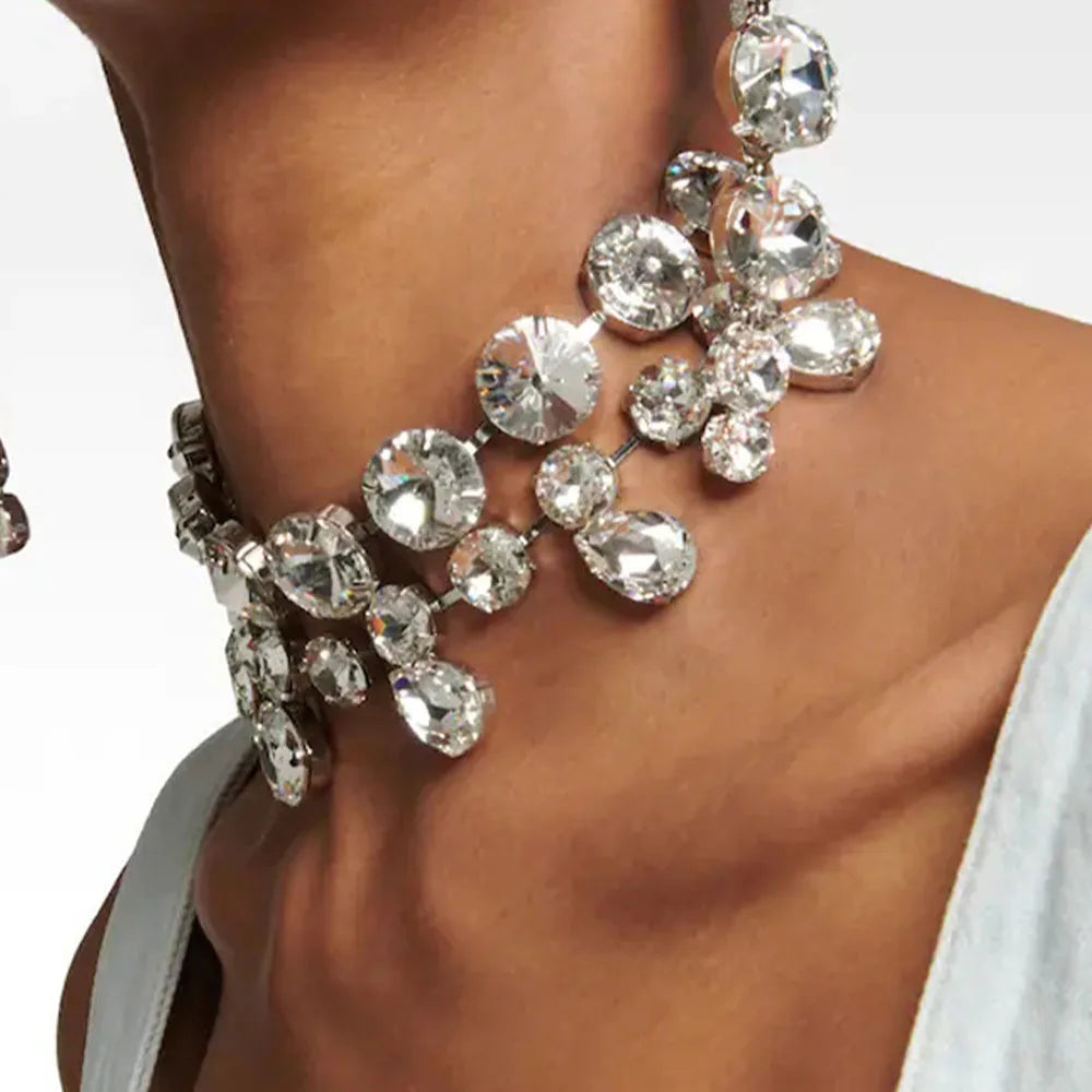 Crystal Rhinestone Choker Necklace