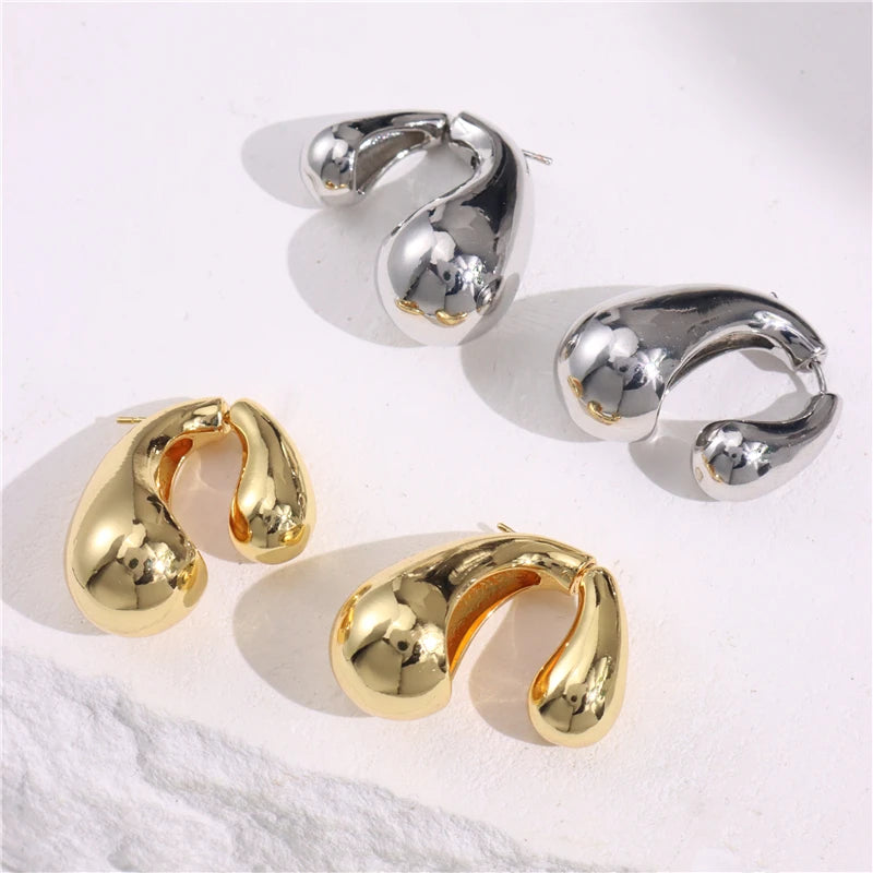 Double Water Drop Earrings