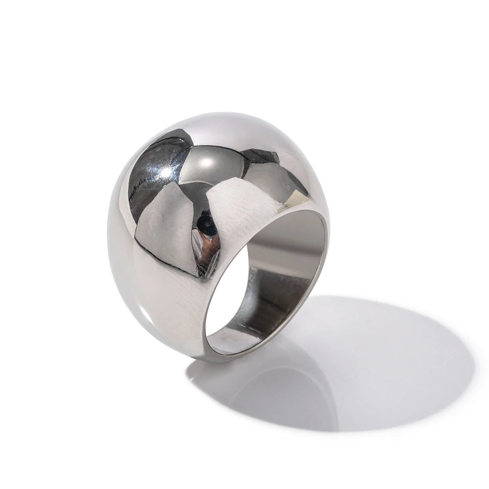 18K Gold Plated Statement Rings