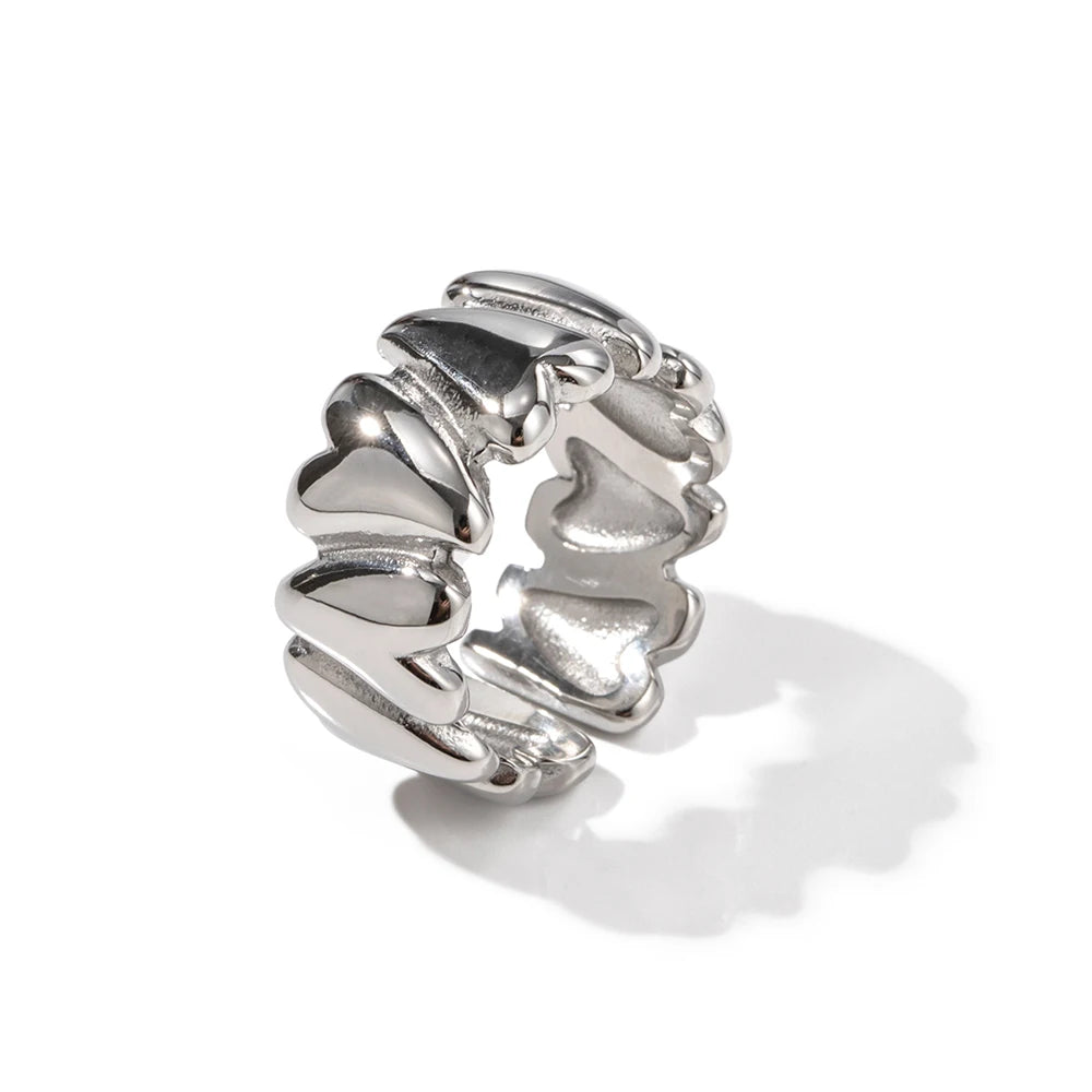 18K Gold Plated Statement Rings