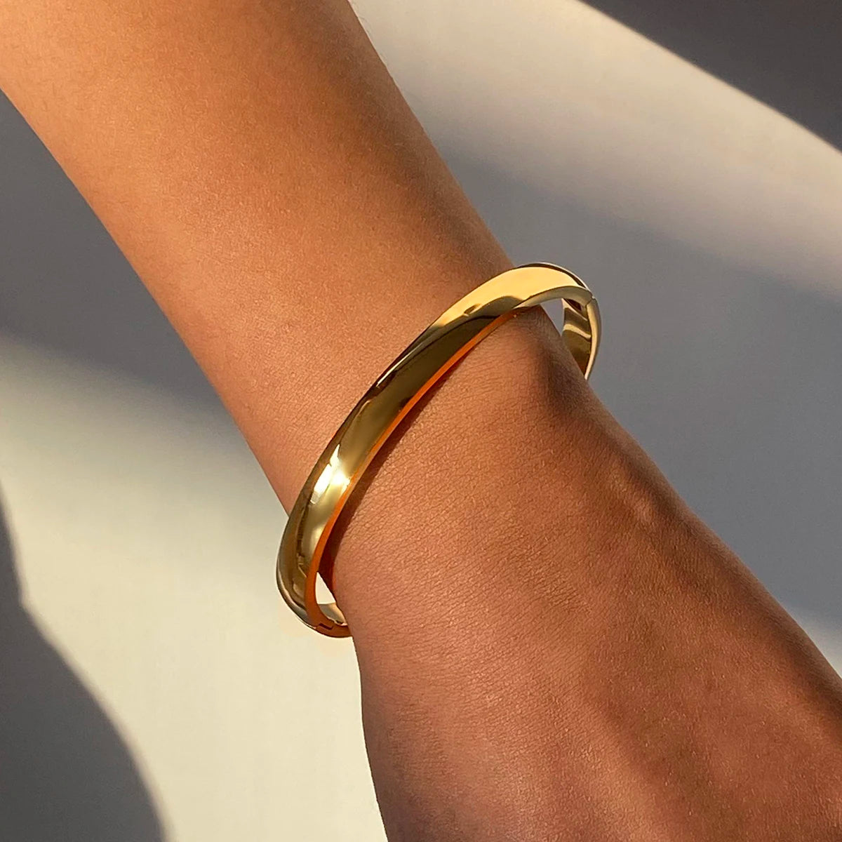 Minimalist Gold Plated Bangles