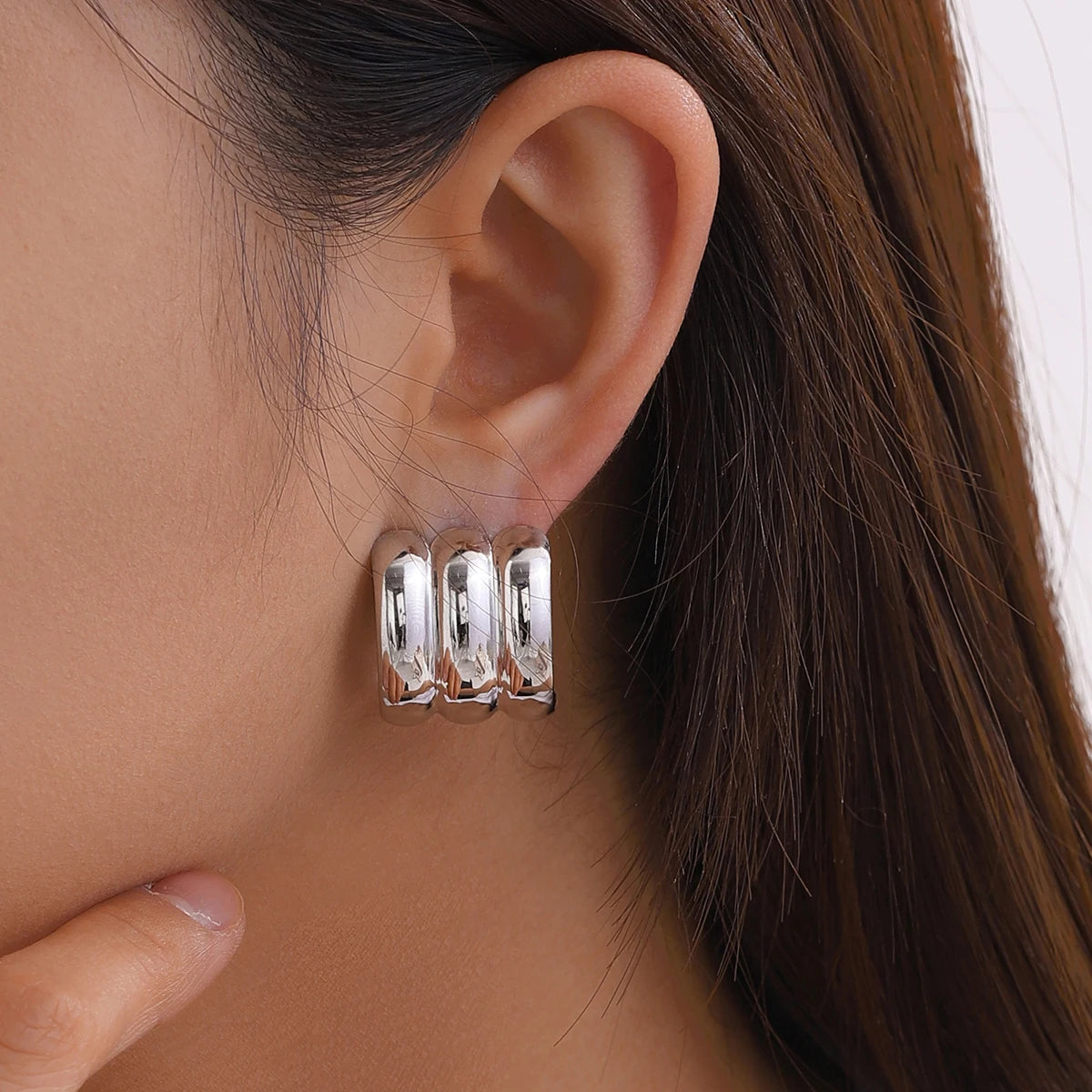 Square Small Wave earrings Earrings