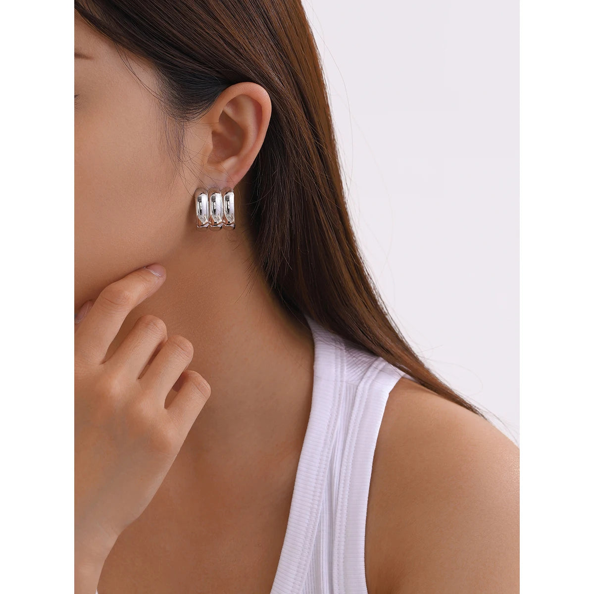 Square Small Wave earrings Earrings