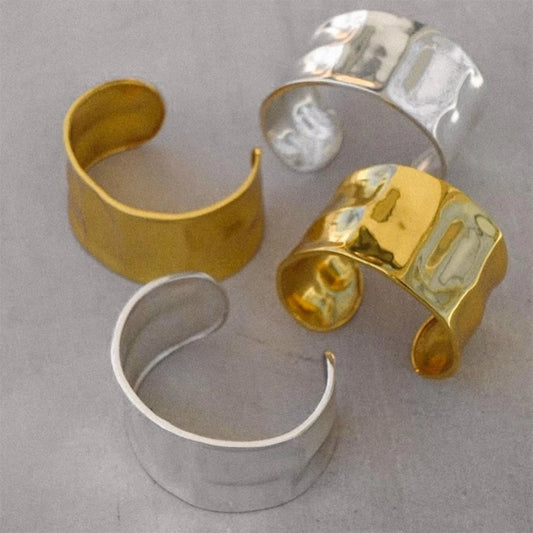 Gold Plated Cuff Bangle Bracelets