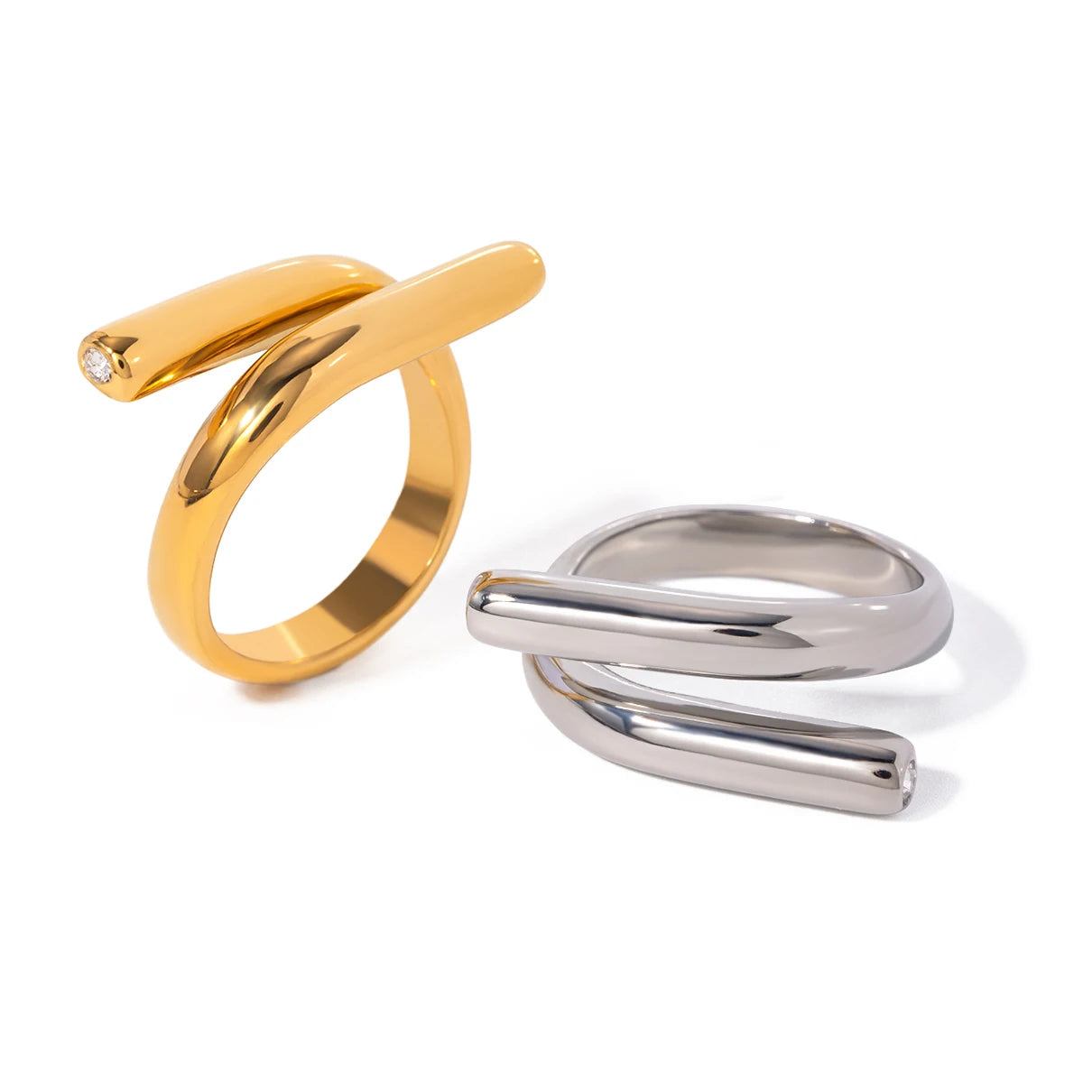 Twisted Open Ring