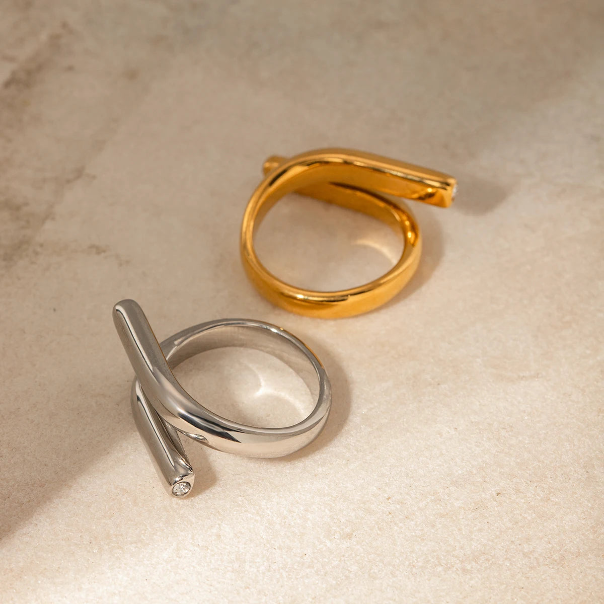 Twisted Open Ring