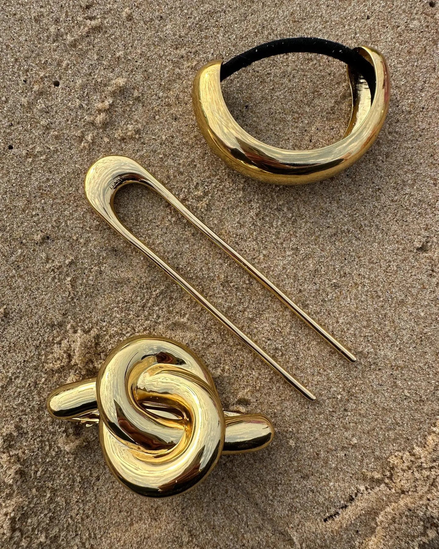 18K Gold Plated Hair Accessories