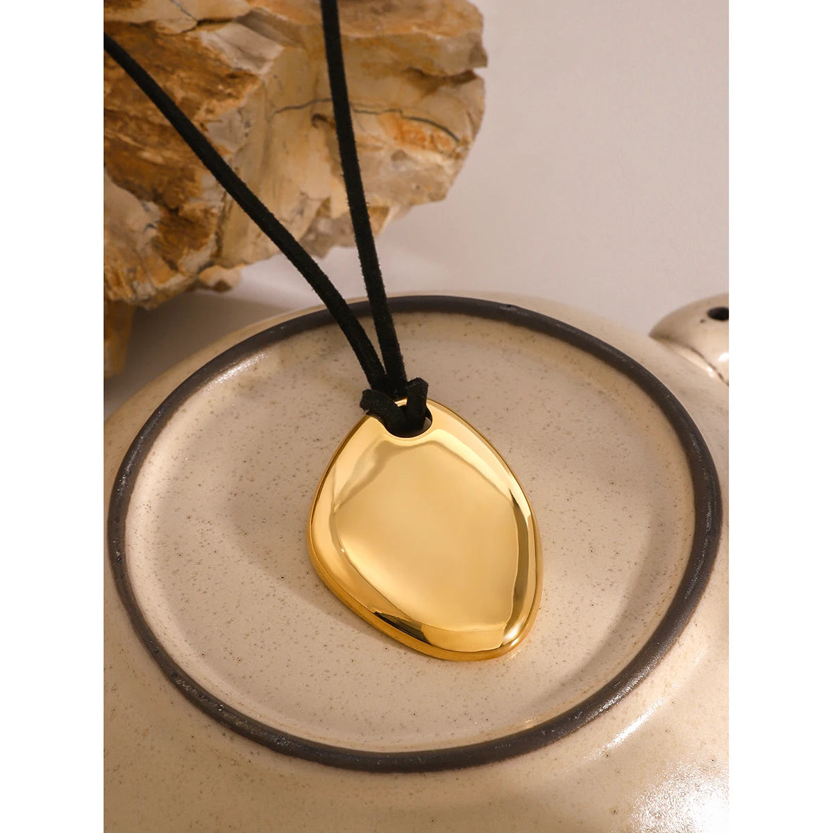 Statement Pendant With Sculptural Form