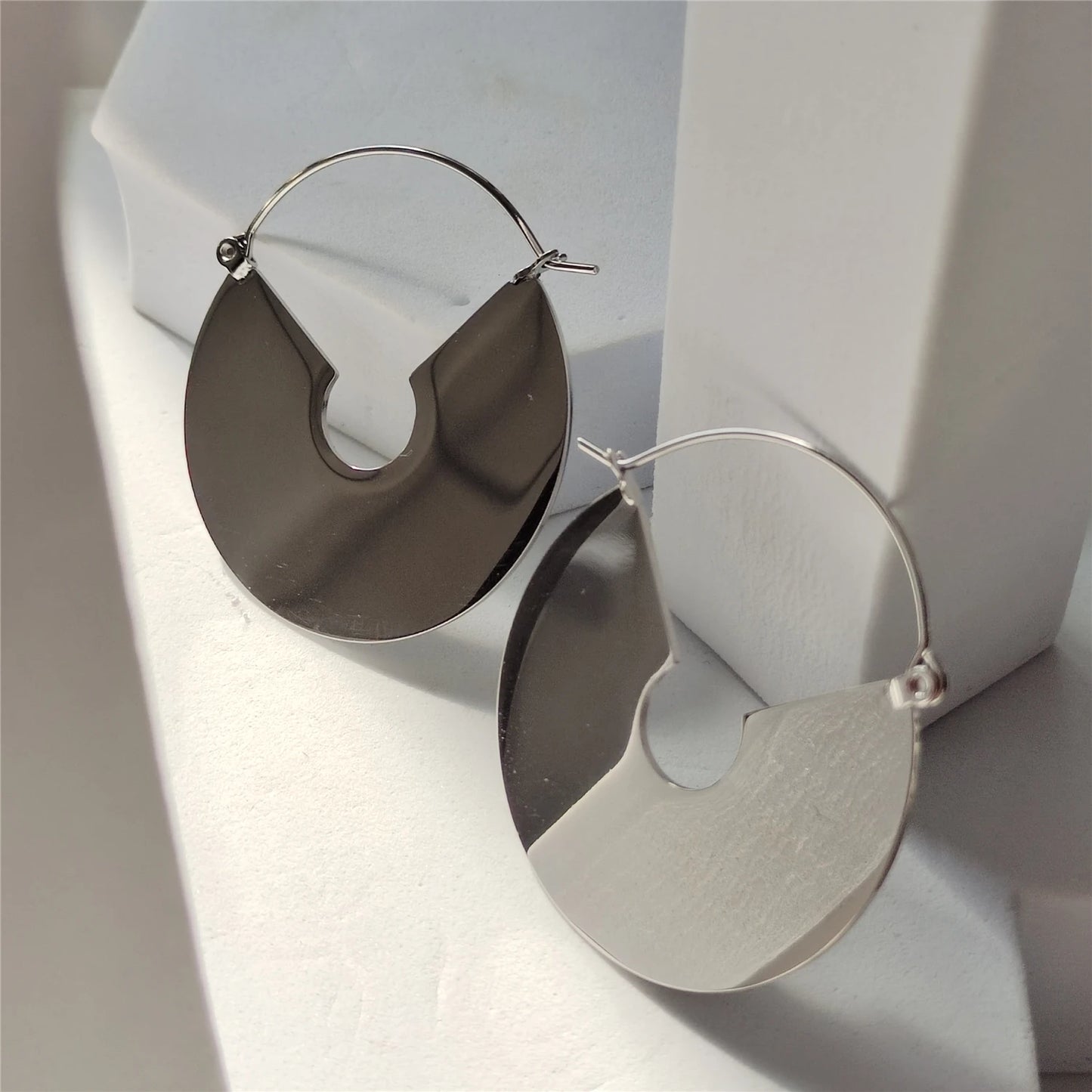 Geometric Hoop Earrings