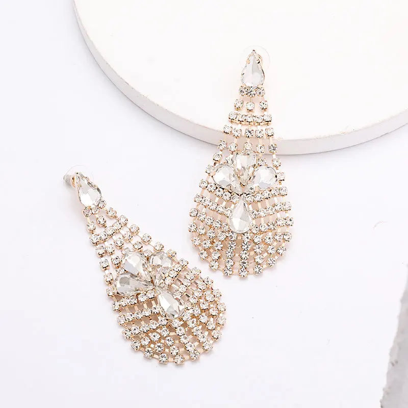 Crystal chandelier Drop Dangle Earrings