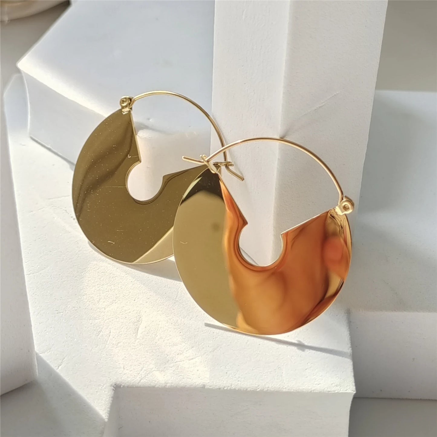 Geometric Hoop Earrings